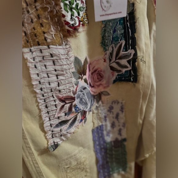 Paper Lace Yellow light weight denim - Picture 8 of 13